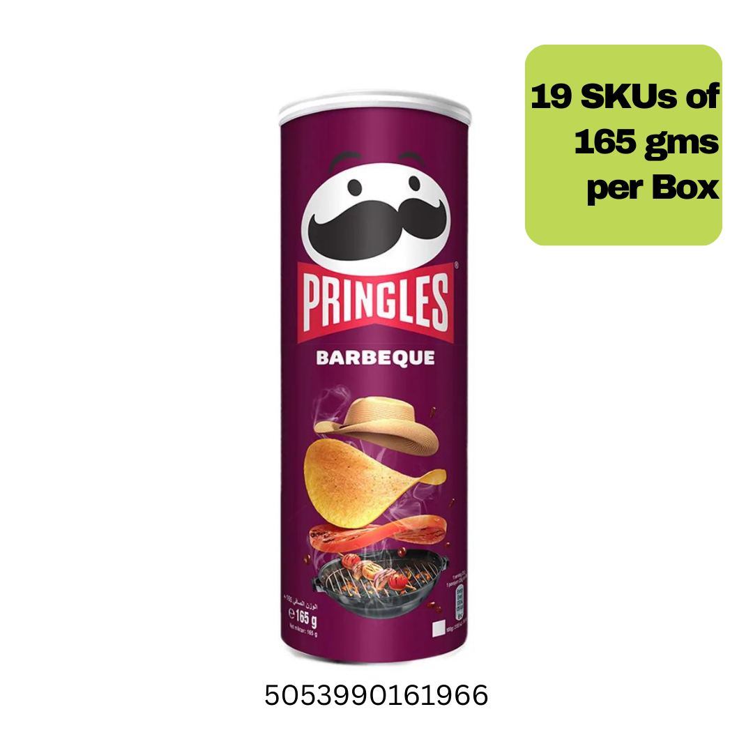 Pringles BBQ 19*165gms