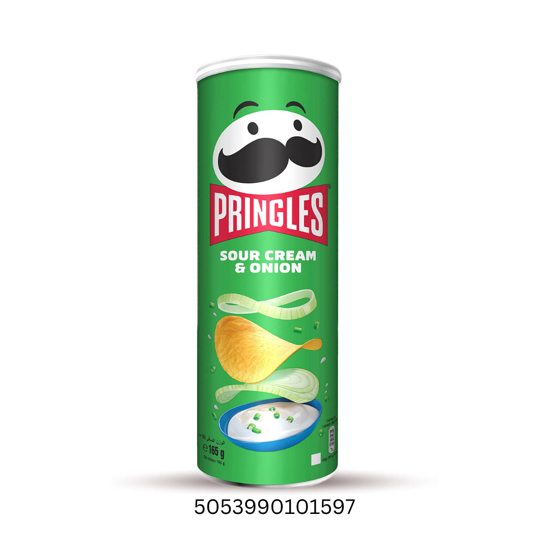 Pringles Sour Cream & Onion 19*165gms