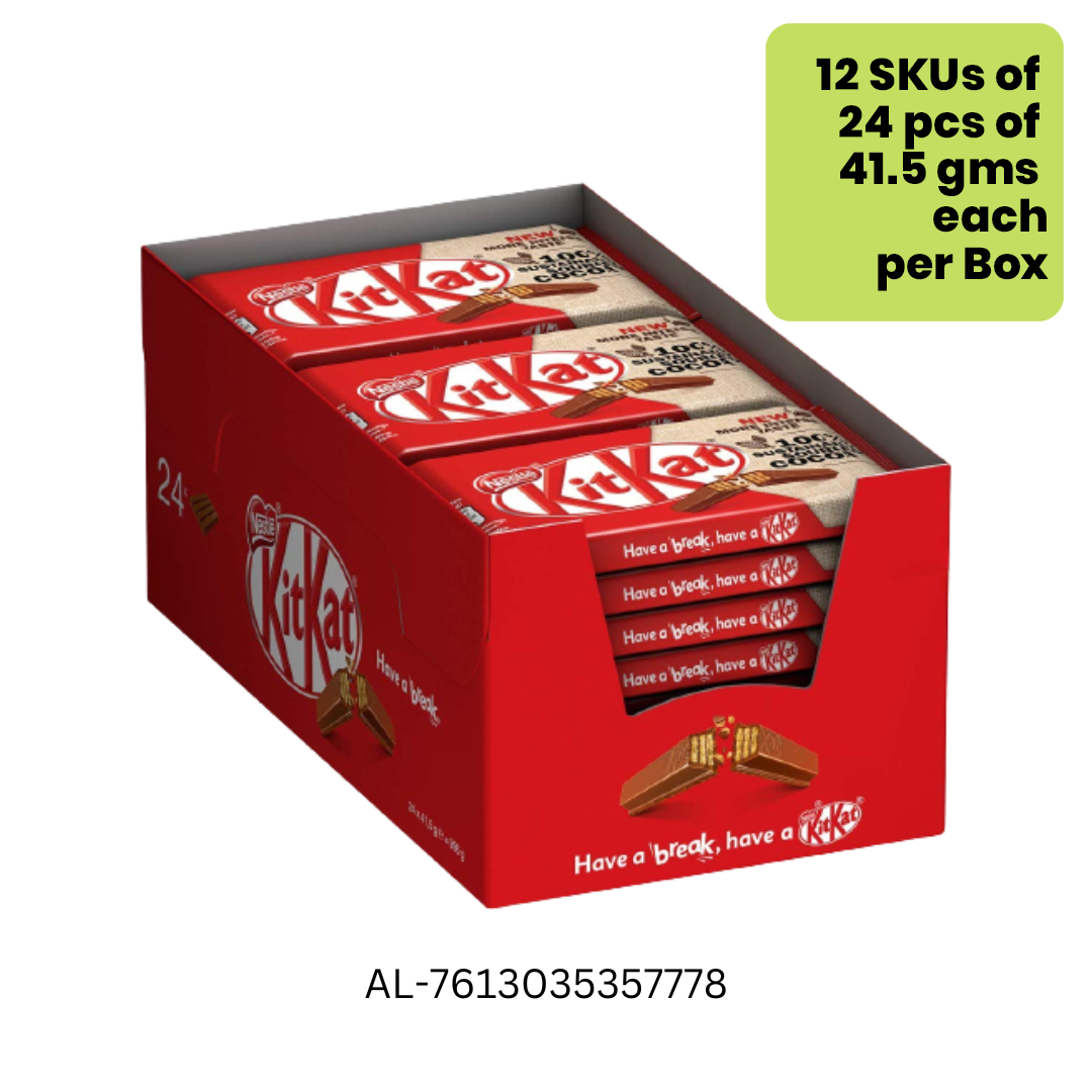 Nestle Kitkat 4 Finger 12x24x41.5gm - Arabic Label